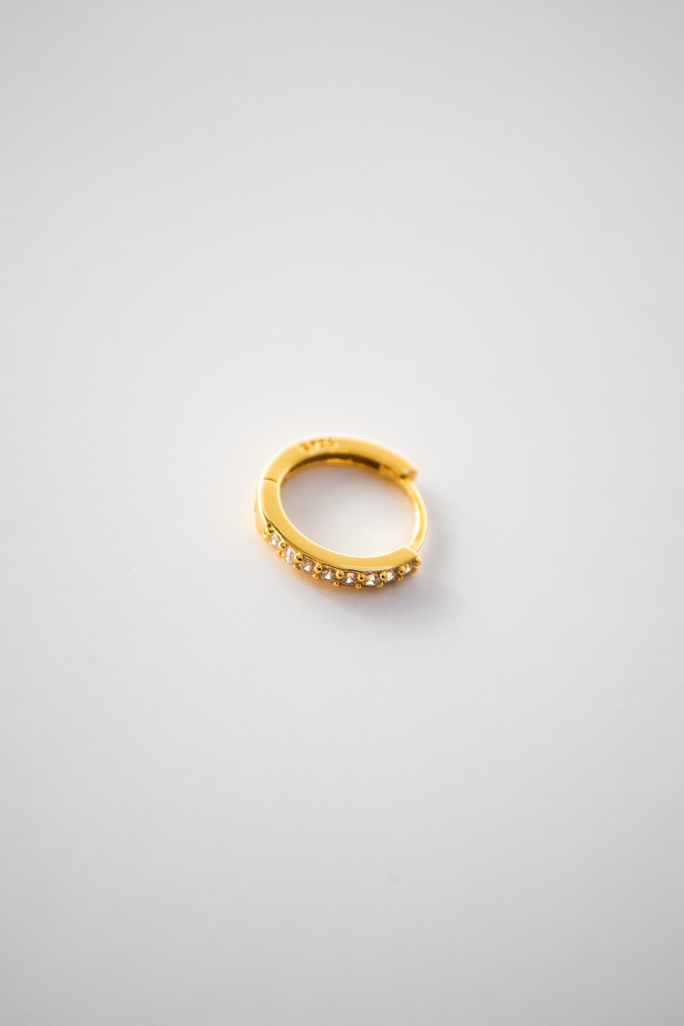 Hoop Earrings with Zirconias