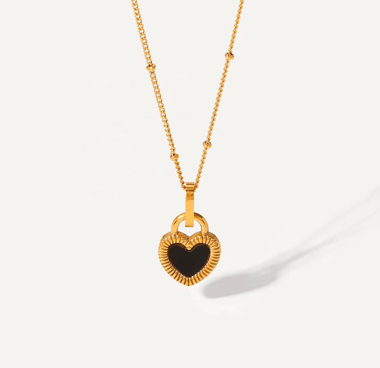 Reversible Heart Necklace