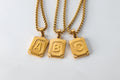 Letter Initial Necklace Unisex