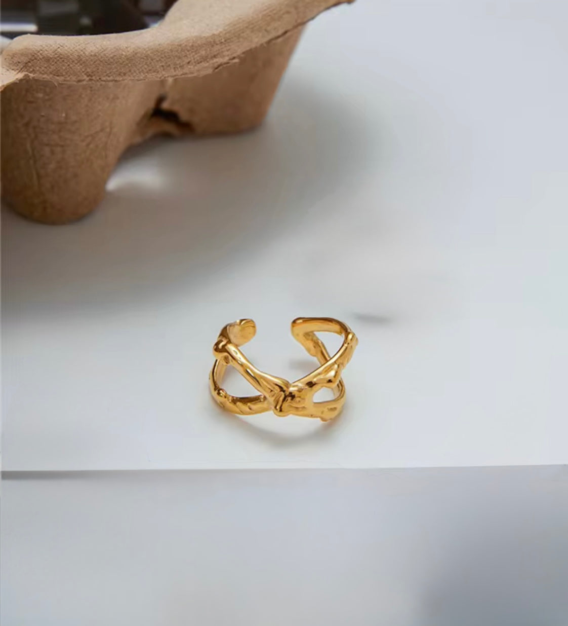 Cross Hollow Ring