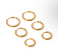 Mini Tube Earrings (Set of 3)