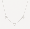 Minimalist MOM Letter Necklace