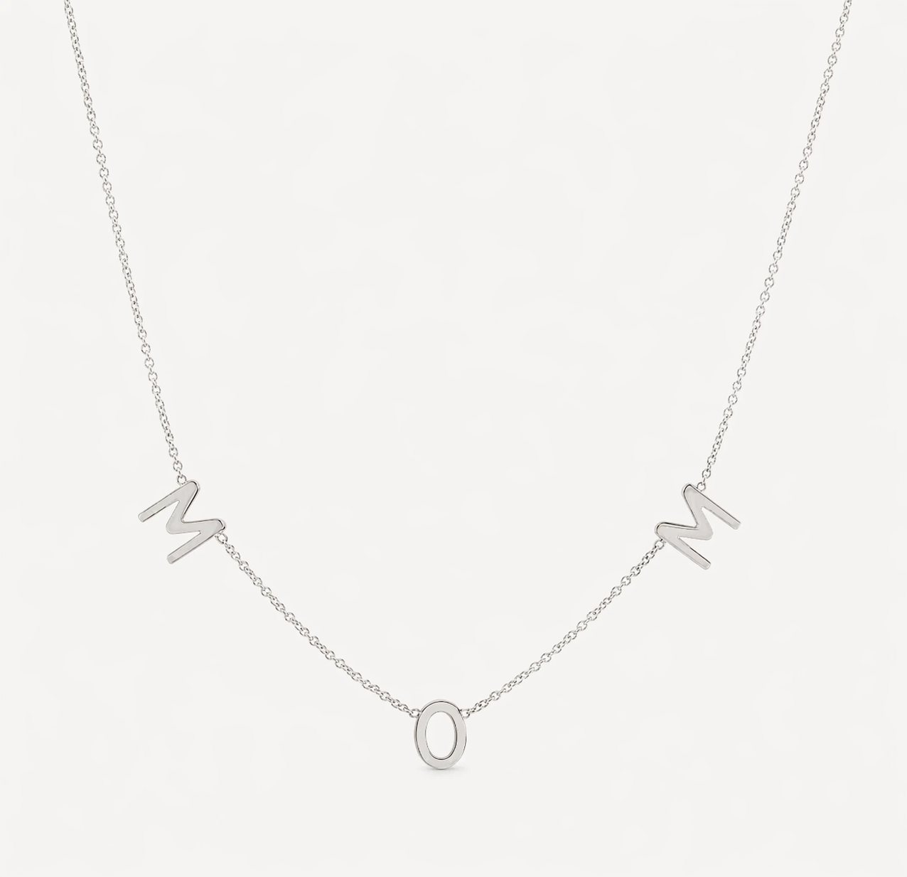Minimalist MOM Letter Necklace